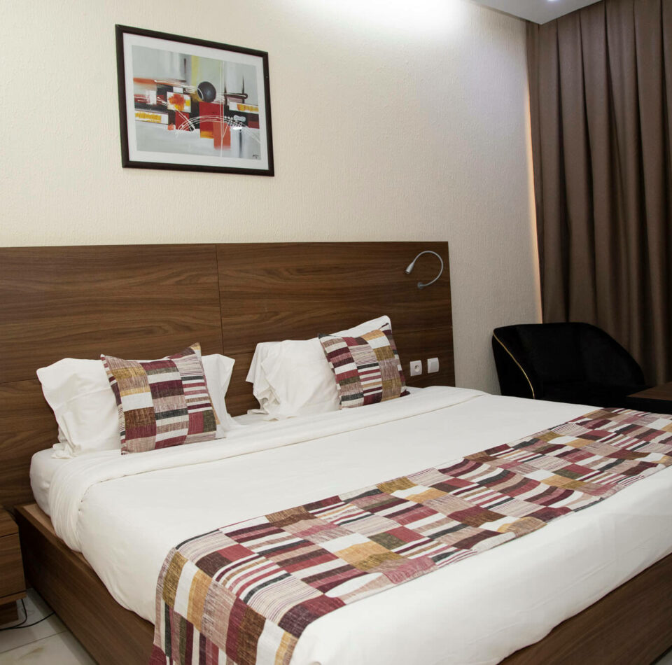 Guest bedroom at Hotel Sarakawa